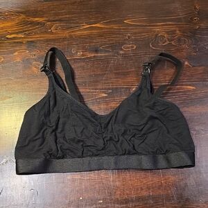 Gilligan & O'Malley Black Maternity Bra